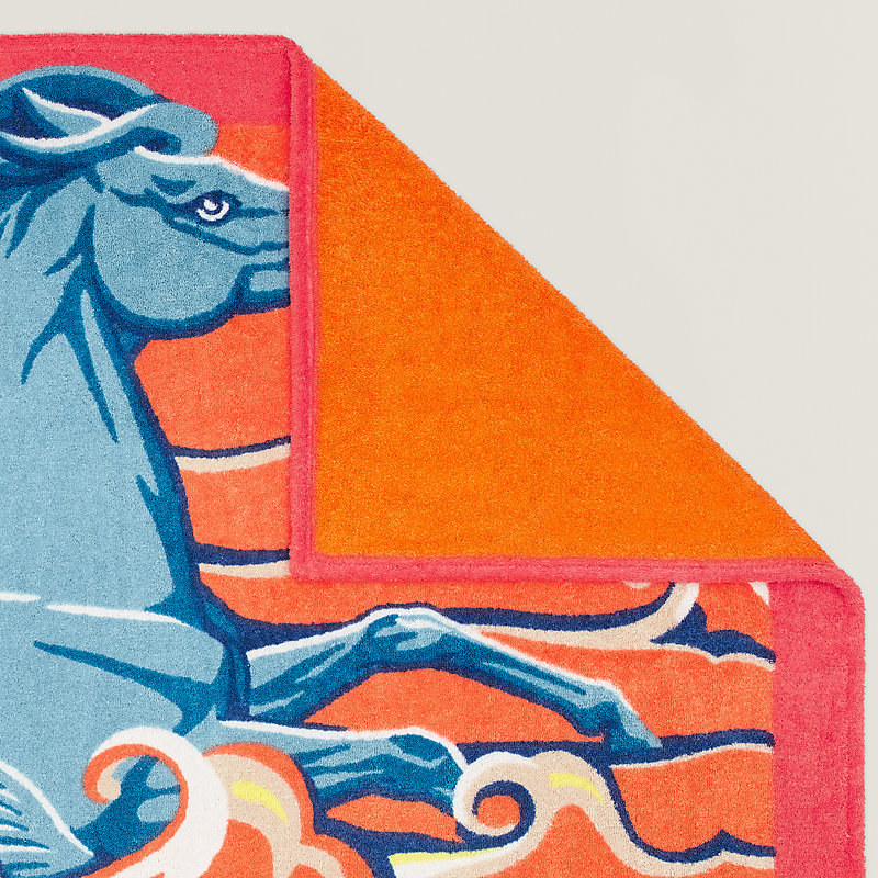 Tapis de plage Cheval Marin | Hermès France